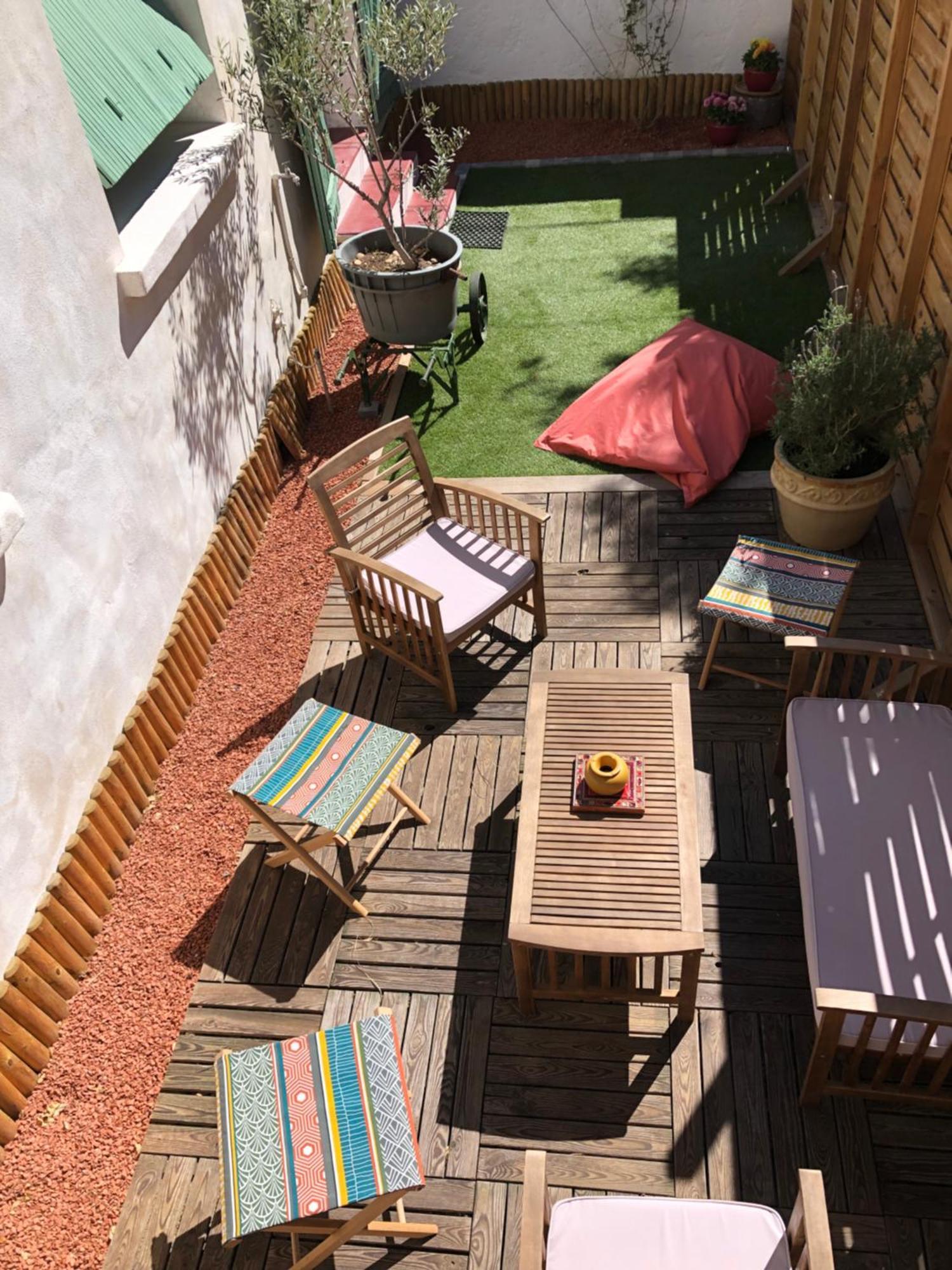 Charmant appartement équipé avec grande terrasse Marseillan  Extérieur photo